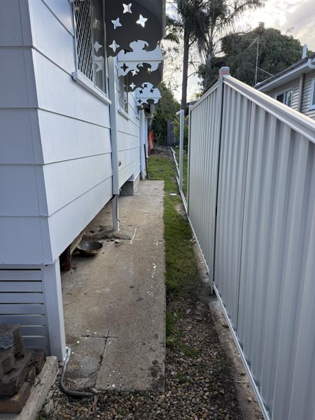 Side access before