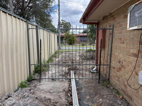 Side access before