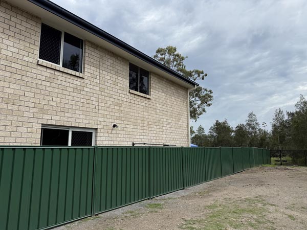 After fence replacement