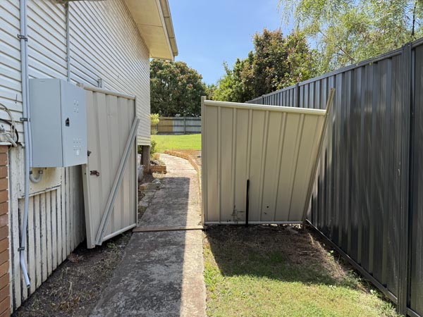 Side access before